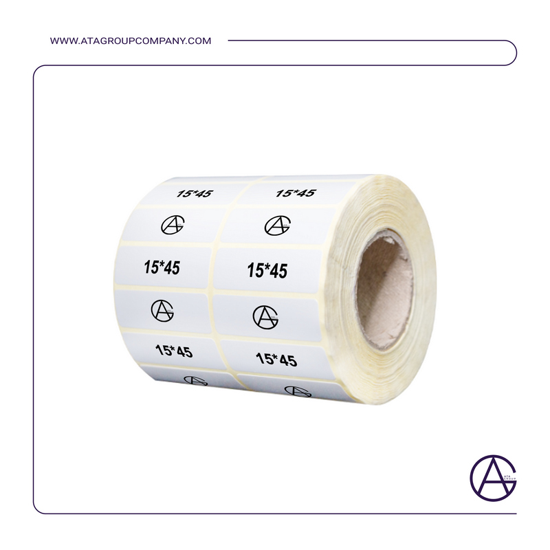 لیبل pvc صدفی دو ردیف 45*15