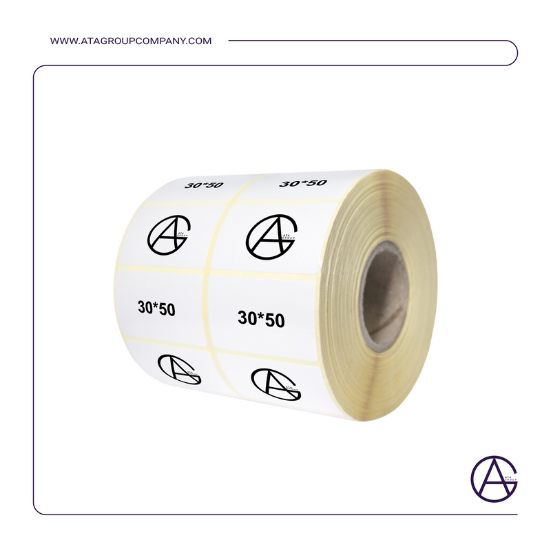 لیبل pvc دو ردیف 50*30