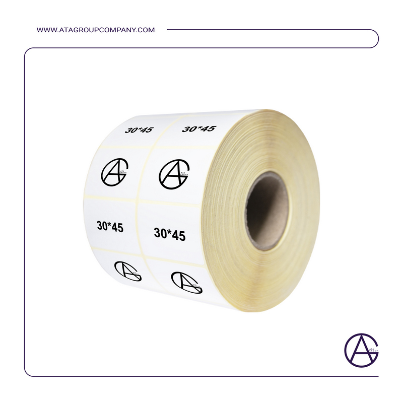 لیبل pvc دو ردیف 45*30