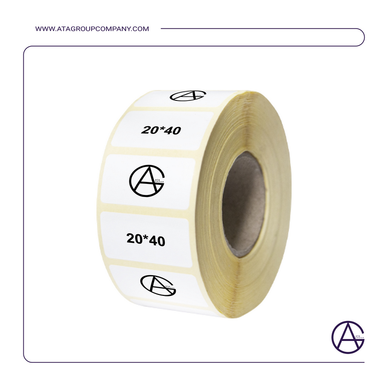لیبل pvc تک ردیف 40*20