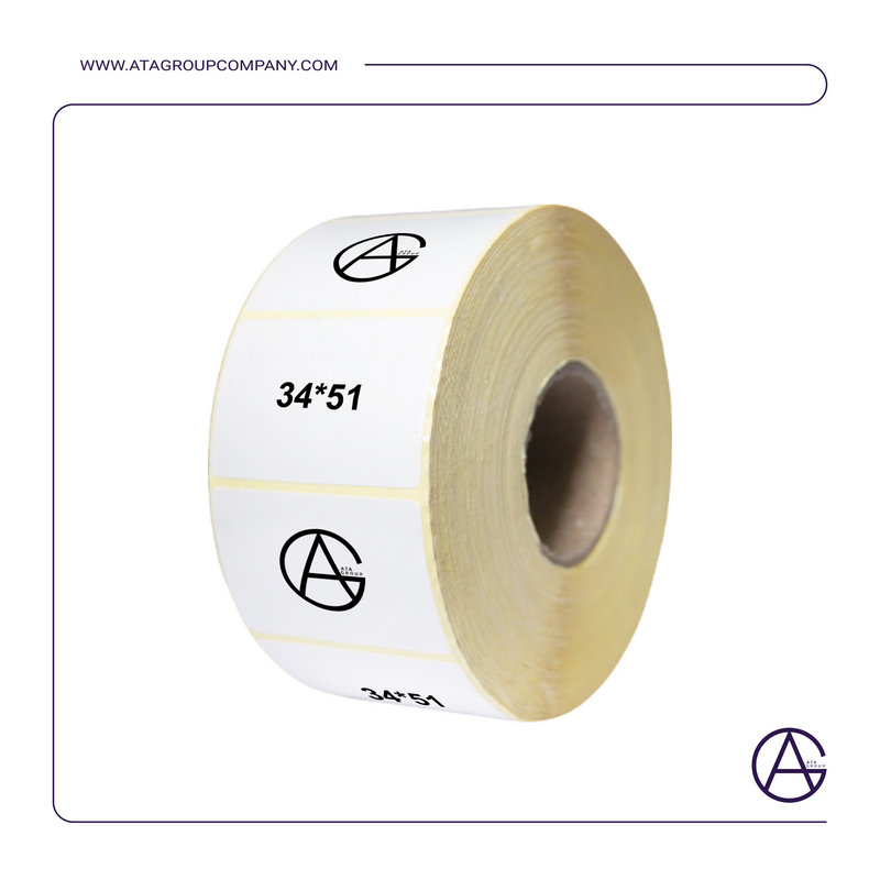 لیبل pvc تک ردیف 51*34