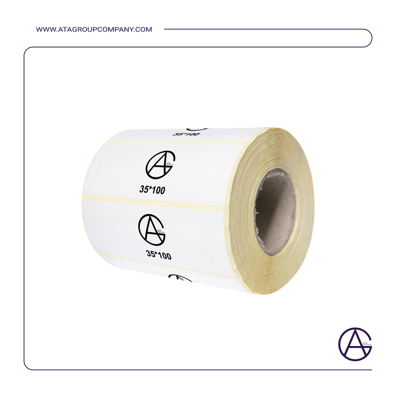 لیبل pvc صدفی تک ردیف 100*35